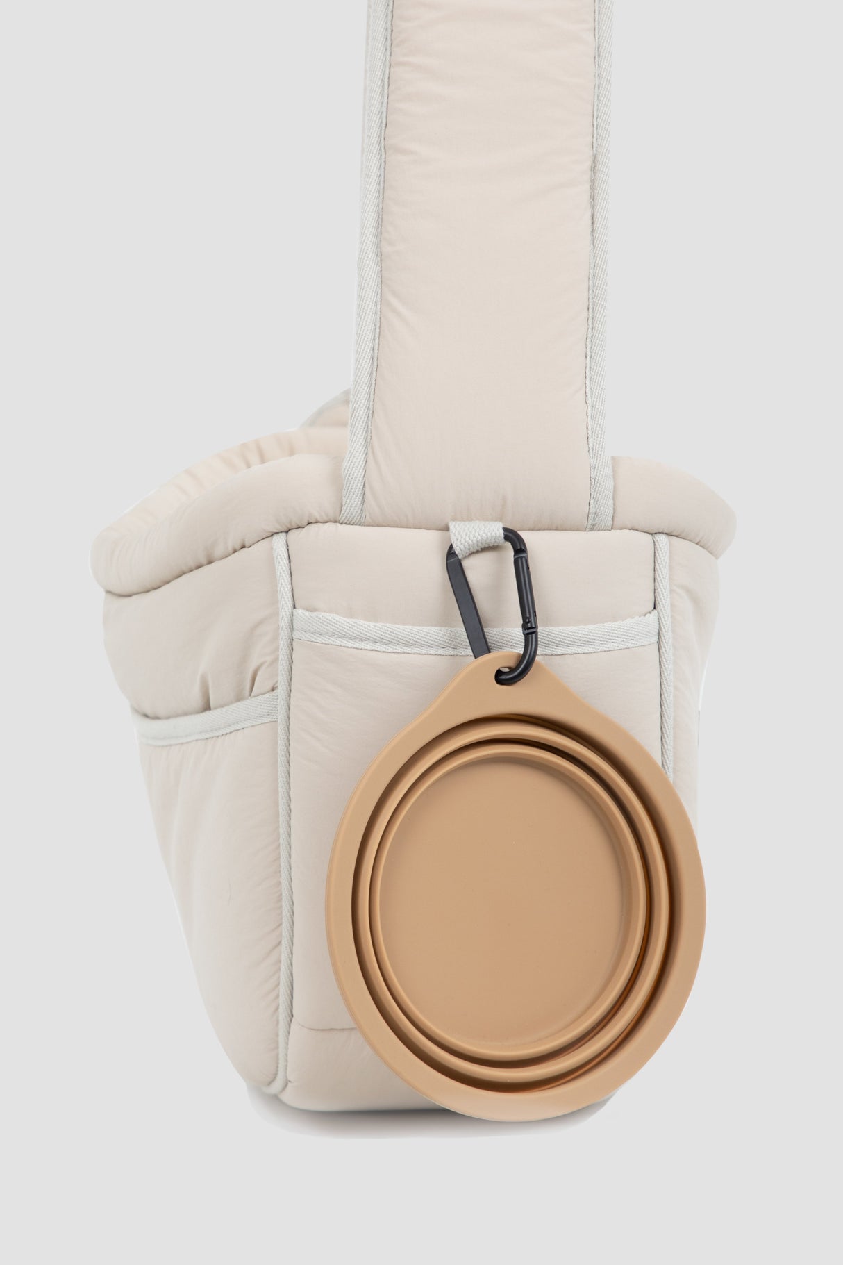 Pet Carrier - Butter Yellow Plush Crossbody Bag (for pets up to 6kg)