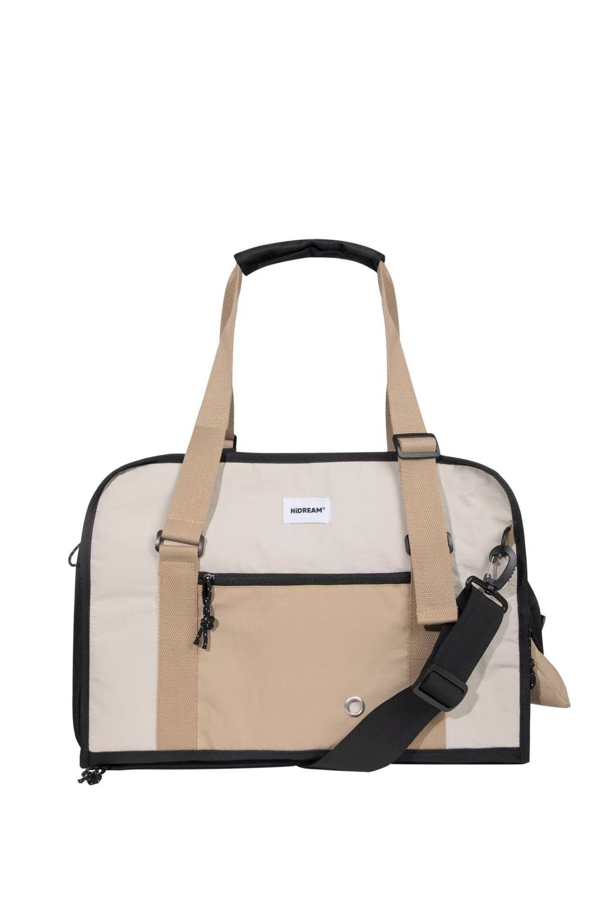 Pet Carrier - Creamy Latte Nylon Bag (for pets up to 9kg)