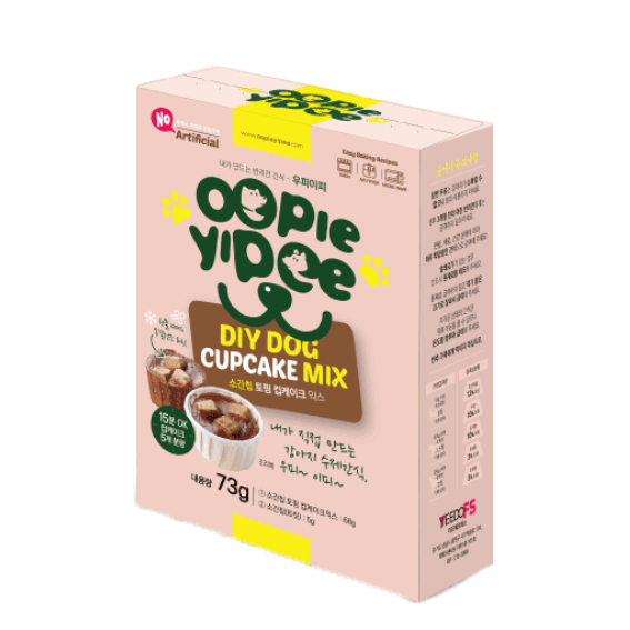 Oopie Yipee DIY Pet Cupcake Mix Mini (Bovine Liver)