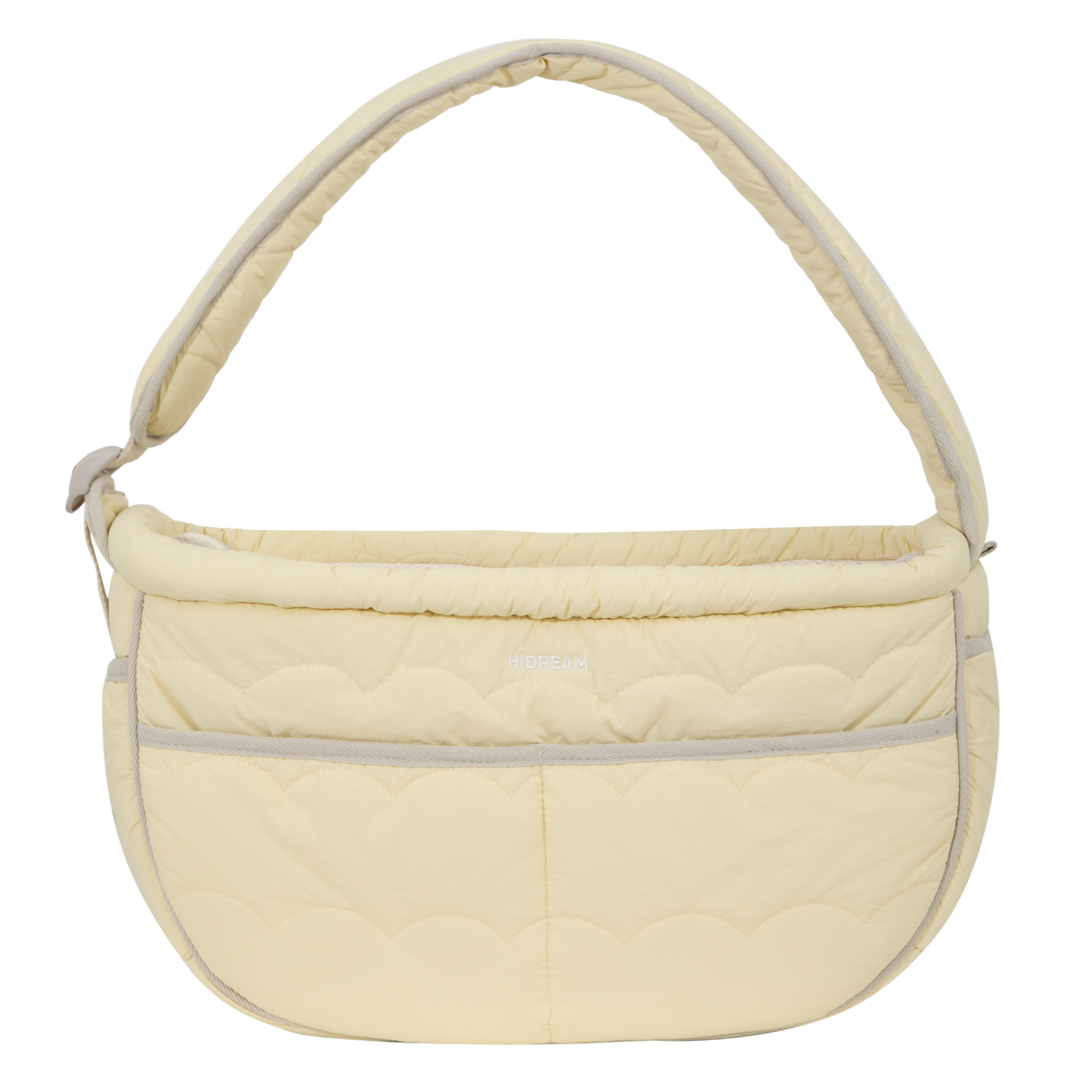 Pet Carrier - Butter Yellow Plush Crossbody Bag (for pets up to 6kg)