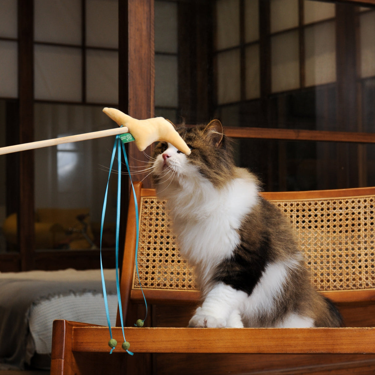 Cat Catnip Wand Toy - Bold Lightning