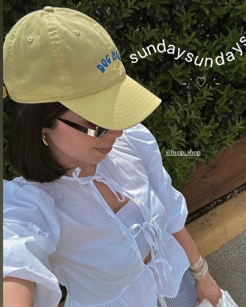 Dog Mom Hat (Pastel Yellow)