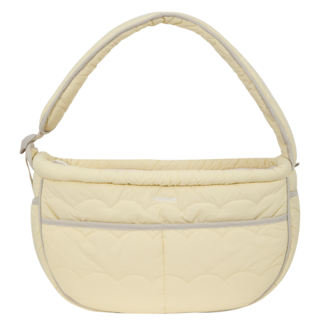 Pet Carrier - Butter Yellow Plush Crossbody Bag (for pets up to 6kg)