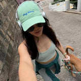 Dog Mom Hat (Mint Green)